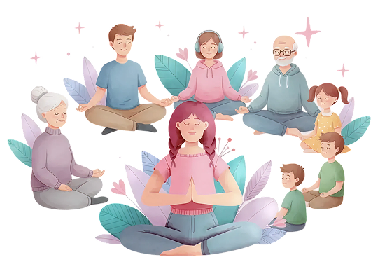 <h2 class="mainheadline">A gentle space where <span style="color: #fe906d;">families <br /> support </span> well being together</h2>
